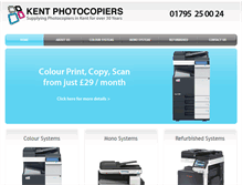 Tablet Screenshot of kentphotocopiers.com